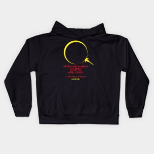 Eclipse 2024 Illinois USA Kids Hoodie